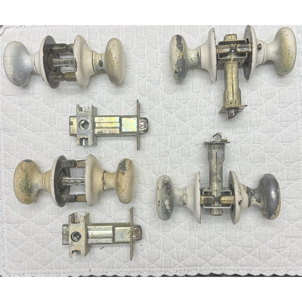 Vintage TEGCO  Passage Sets, Lot Of 4 W/ Screws -USA-